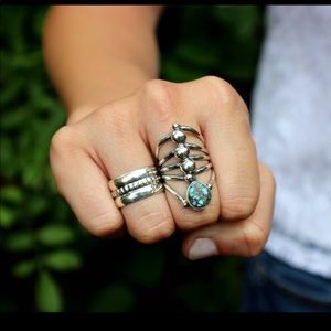 turquoise and sterling silver ring
